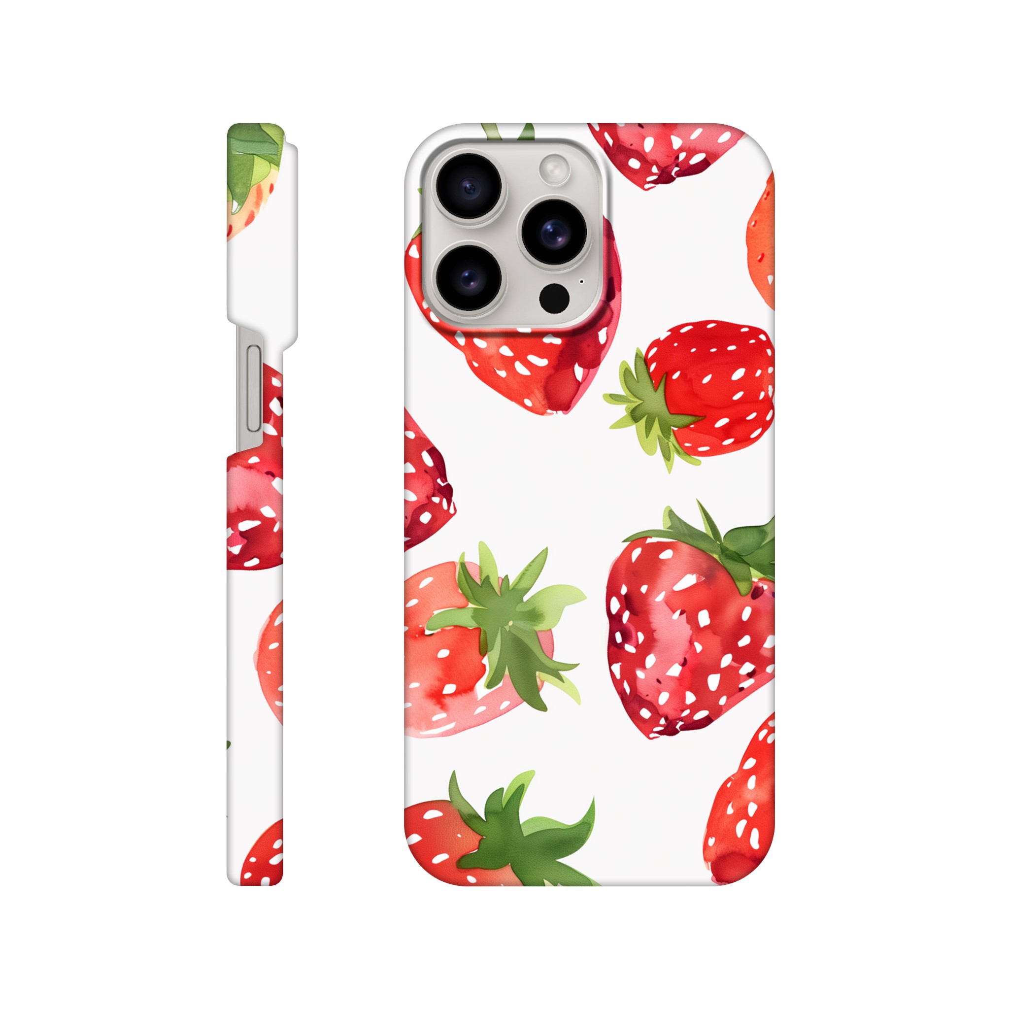 Strawberries Slim Phone Case