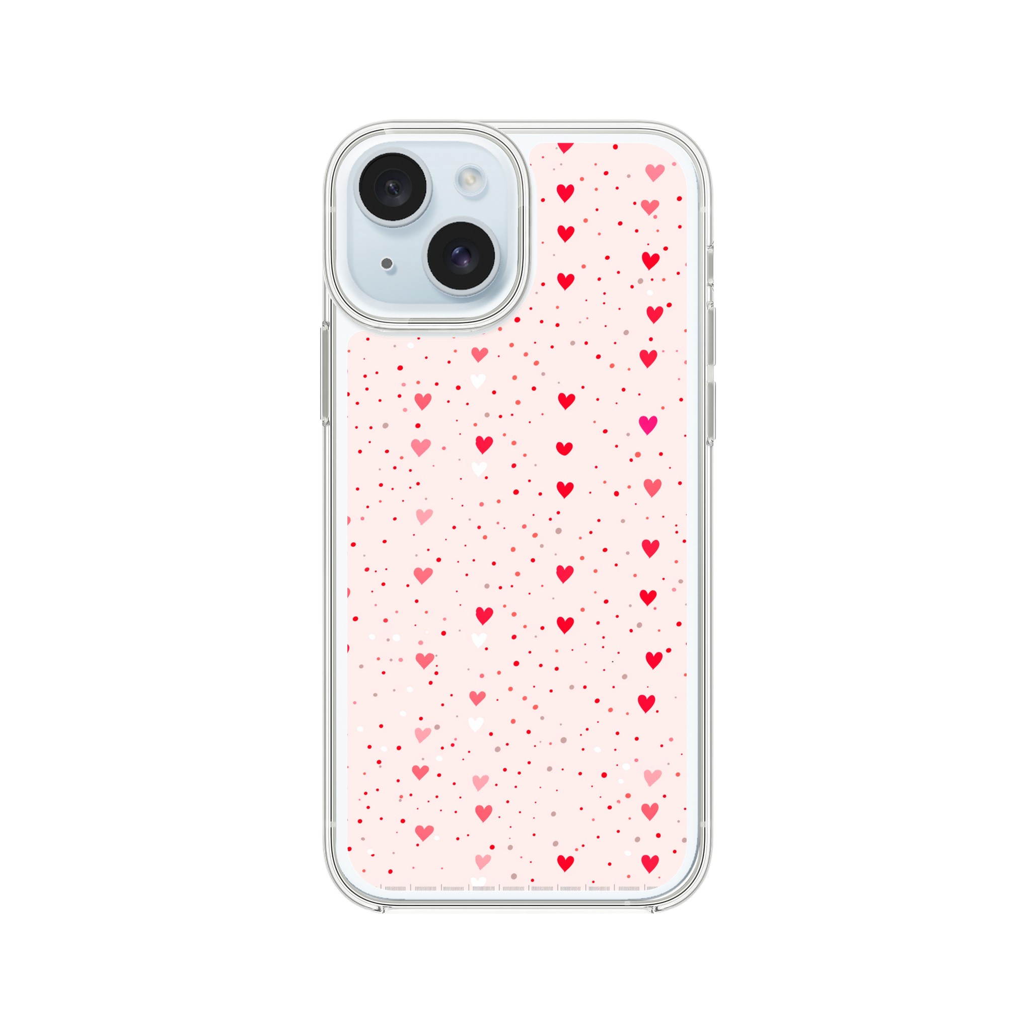 Tiny Hearts Clear Case