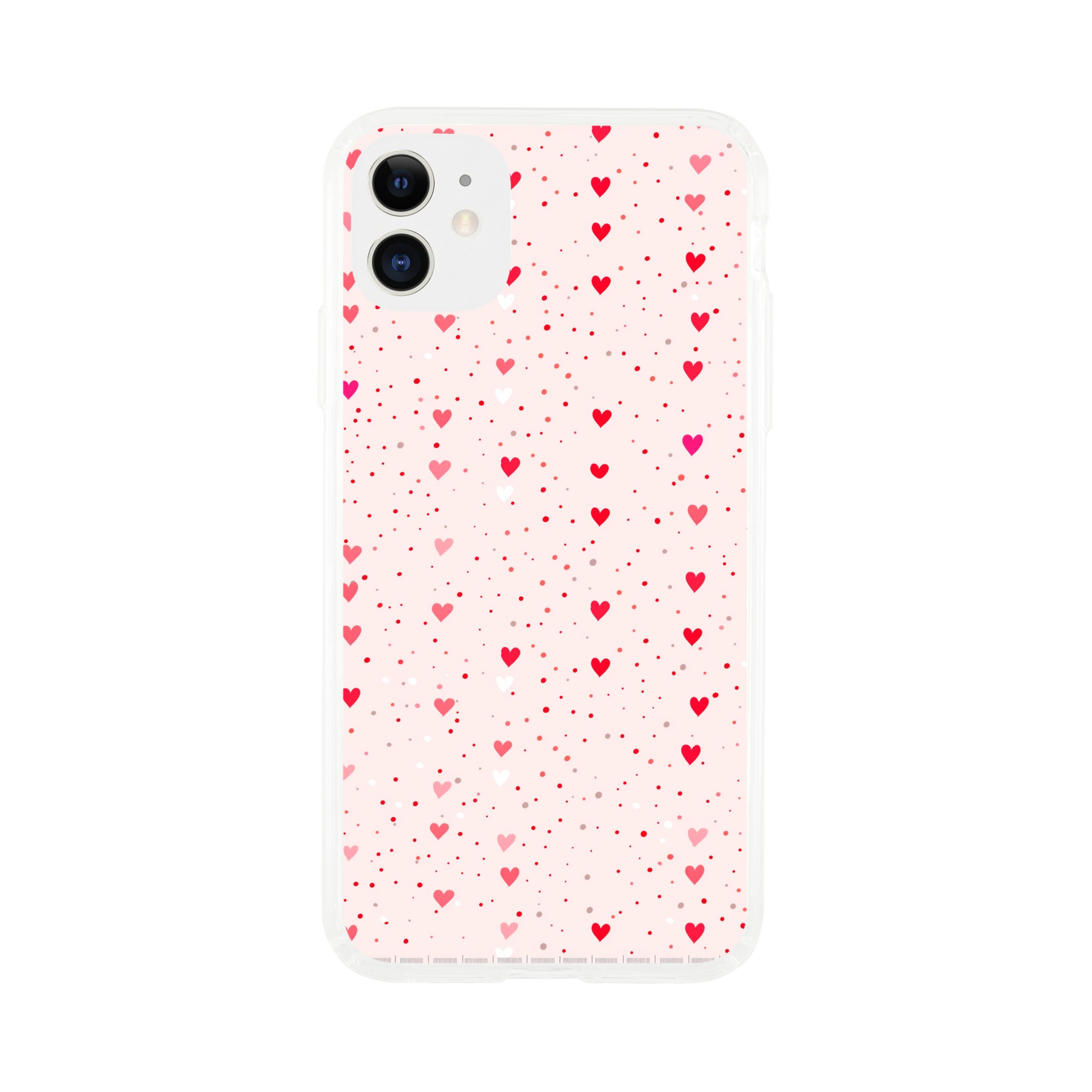 Tiny Hearts Clear Case