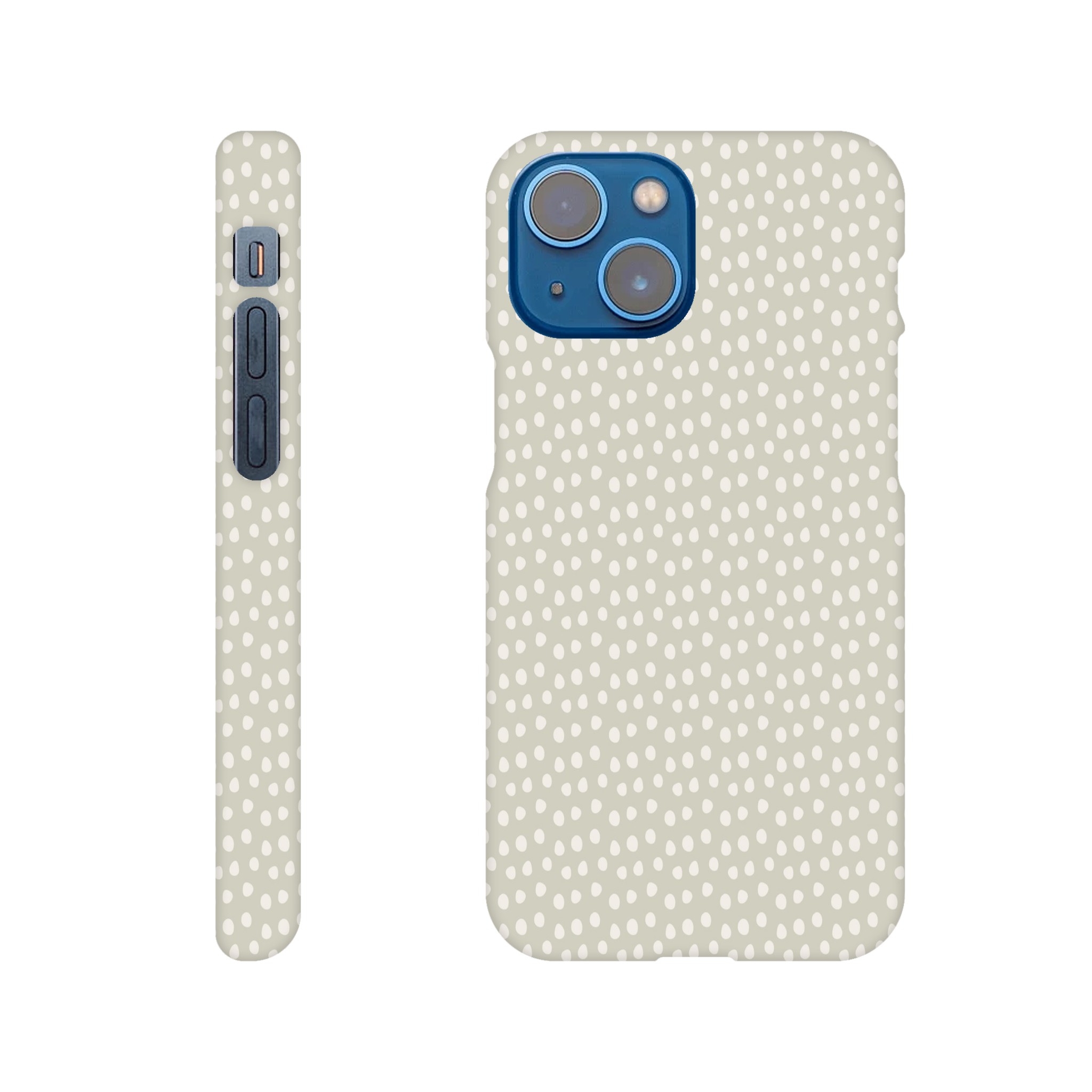 Pale Green Dots Slim Phone Case