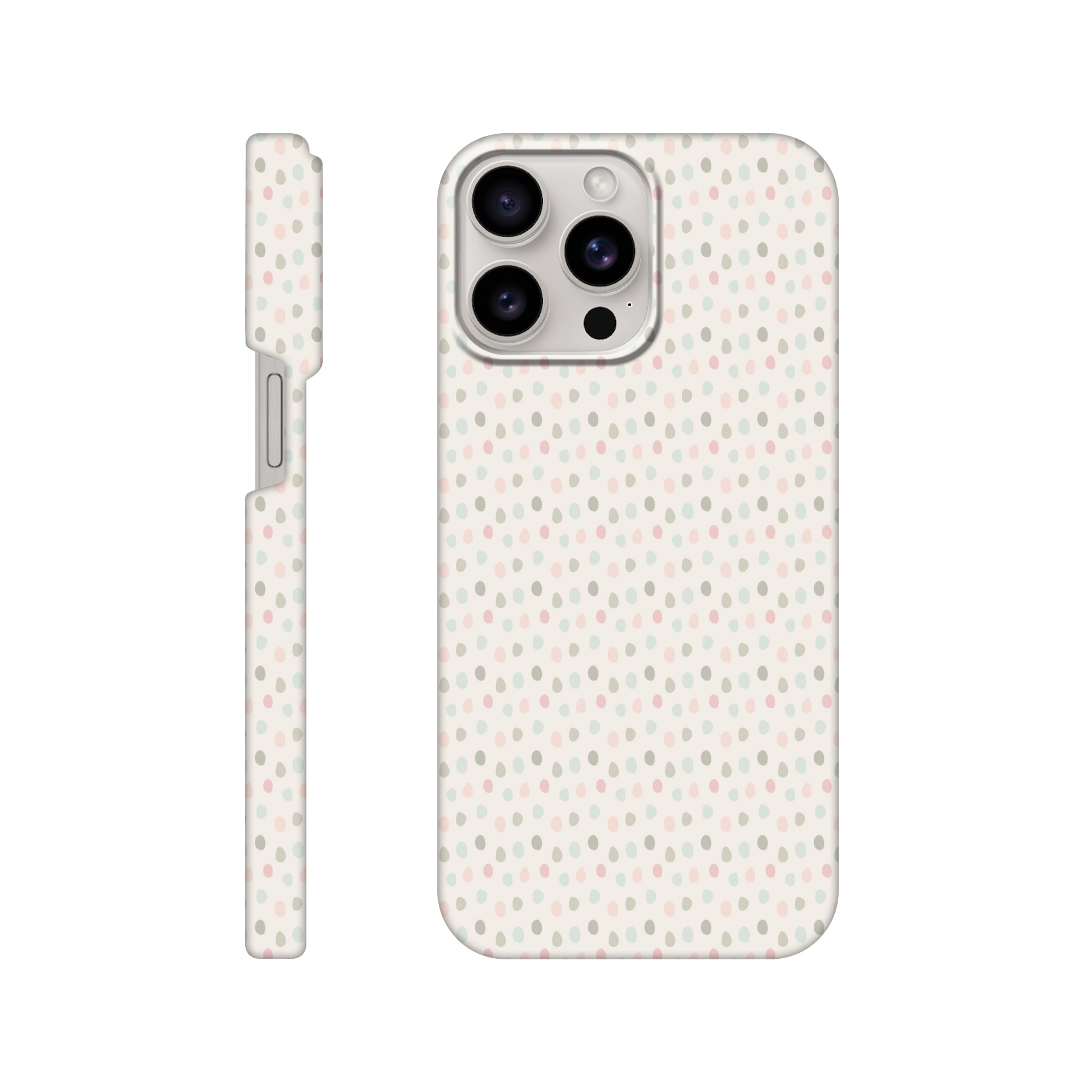 Neutral Boho Dots Slim Phone Case