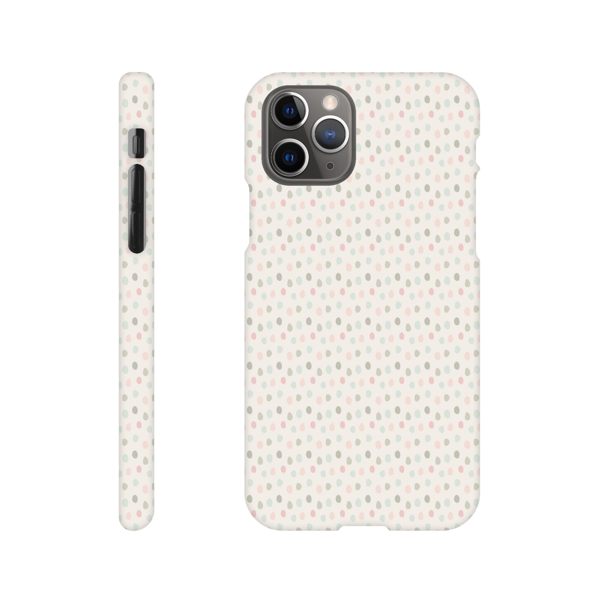 Neutral Boho Dots Slim Phone Case